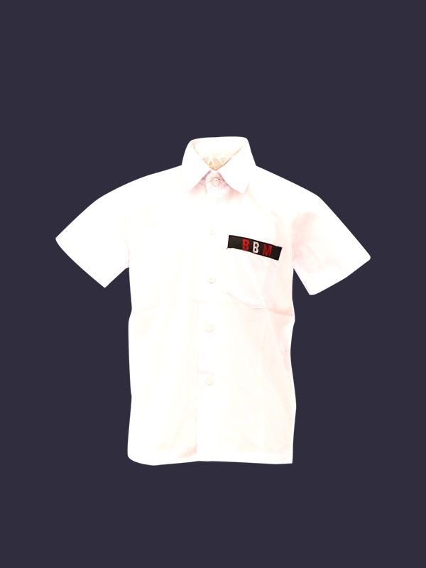 Boys White Half Sleeve Shirt – Std. I to X