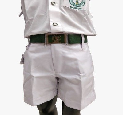 White Half Pant for Boys of Class 1st to 4th