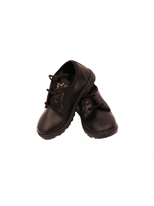 Black Lace Shoes (Pre-Nursery to KG-2)